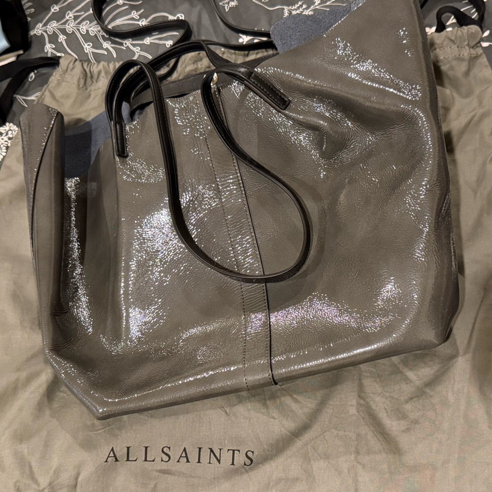 All Saints Hannah Tote- Ash Grey